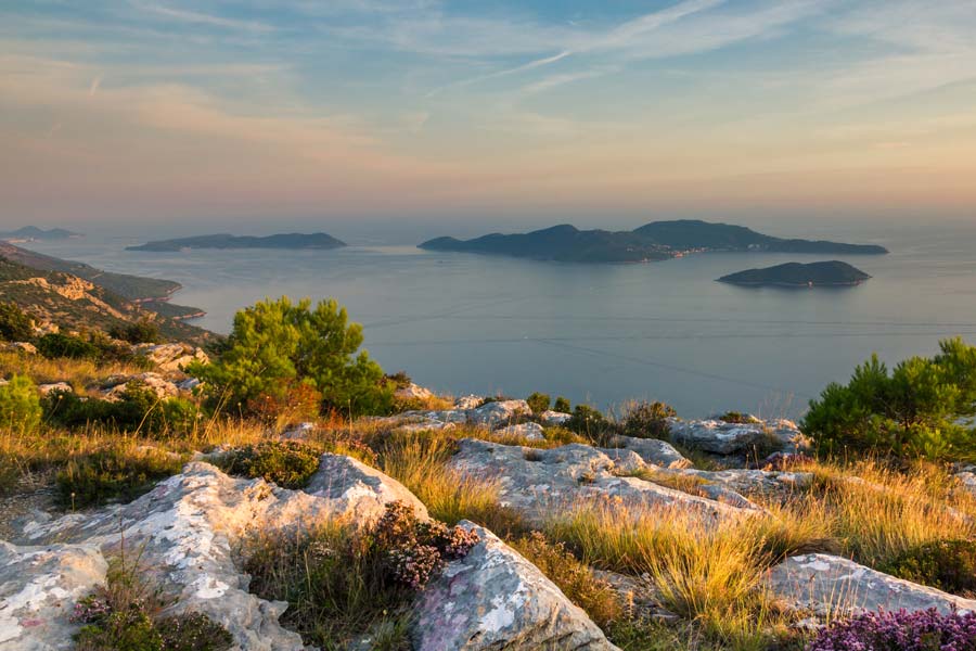 Øyene utenfor Dubrovnik