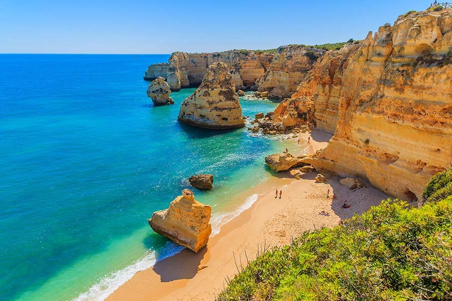 9 av de beste strendene på Algarvekysten