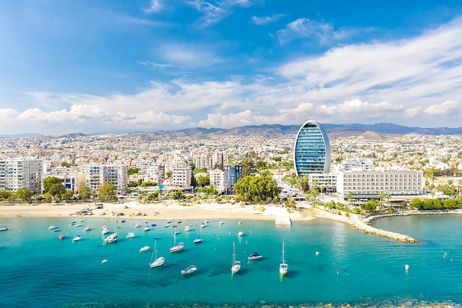 Vakker utsikt over Limassol