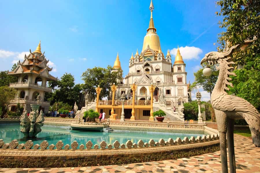 Buu Long Pagoda i Ho Chi Minh, Vietnam