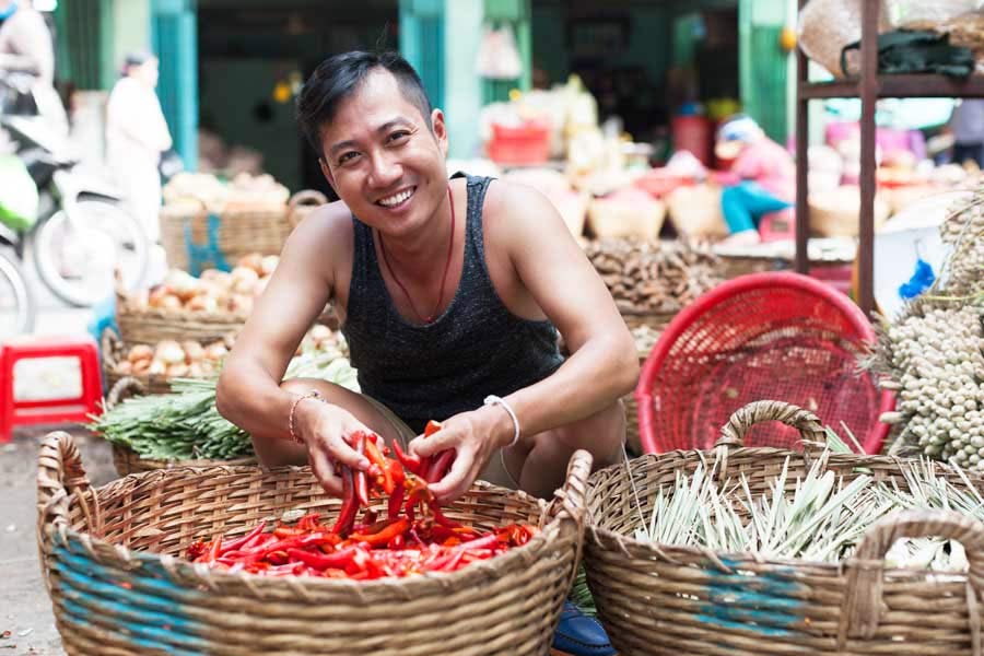 Gå ikke glipp av muligheten til å gå på marked i Ho Chi Minh-byen