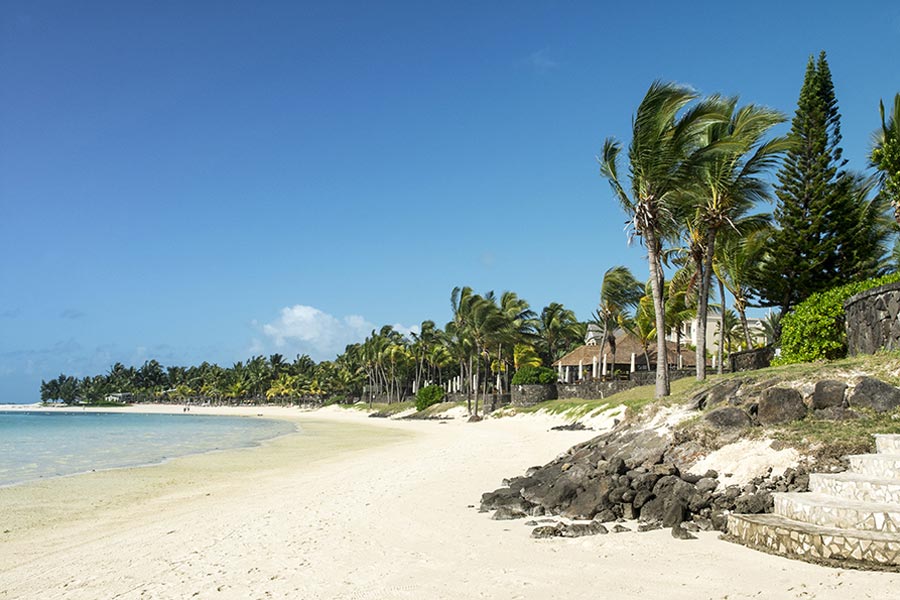 Reisetips til Mauritius, på bildet: Belle Mare Beach