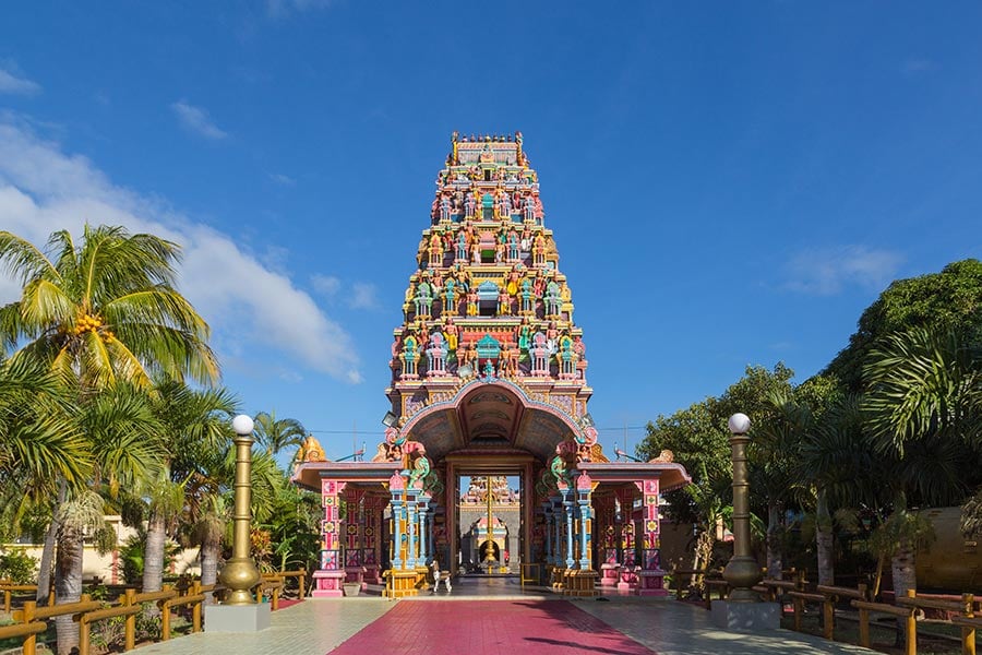 Reisetips til Mauritius, på bildet: Kalaisson temple
