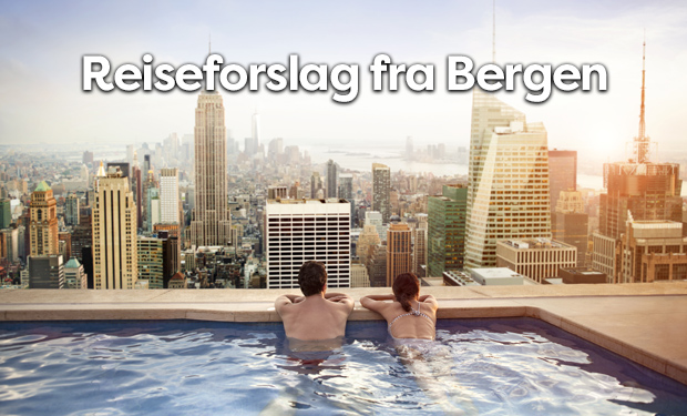 Storbyweekend og storbyferie, eller strandferie fra Bergen