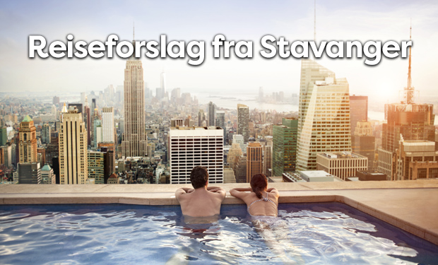 Storbyweekend og storbyferie, strandferie fra Stavanger