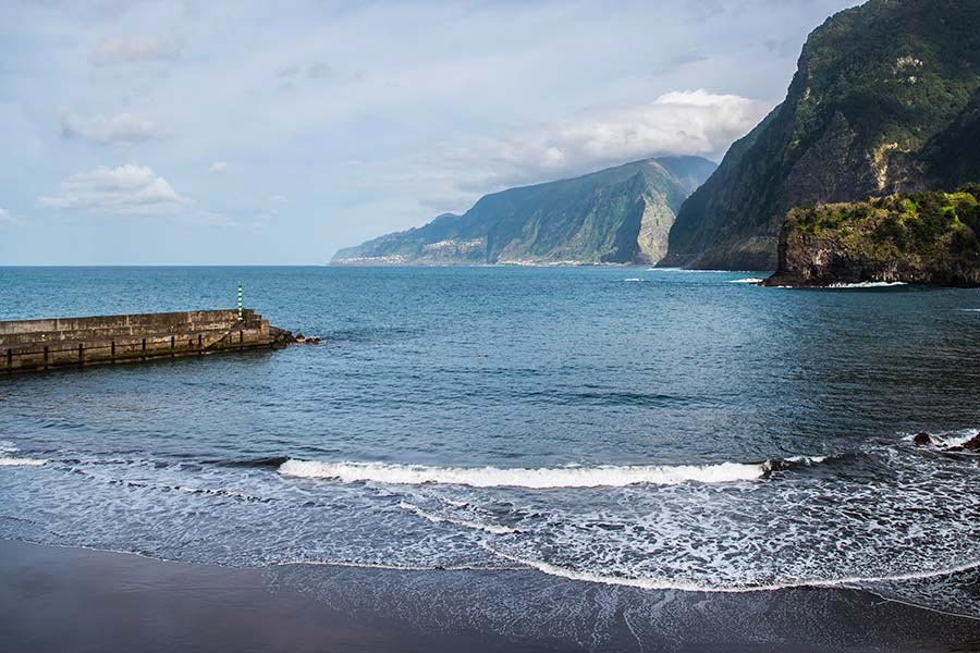 Strand på Madeira