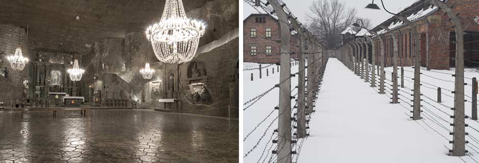 Utflukter fra Krakow til Saltgruvene og Auschwitz-Birkenau