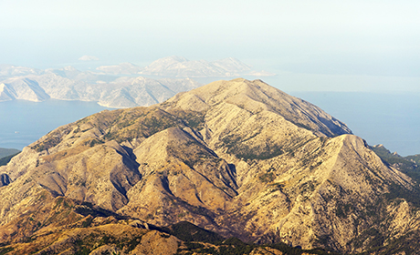 Bilde av: Kerkis-fjellene på Samos