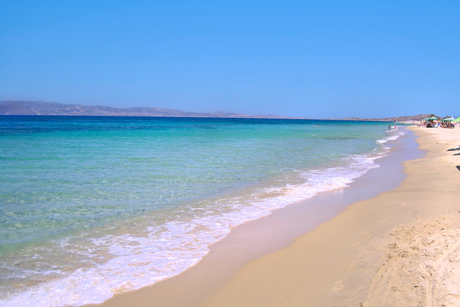 Plaka Beach på Naxos