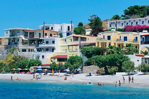 Strand på Kalymnos