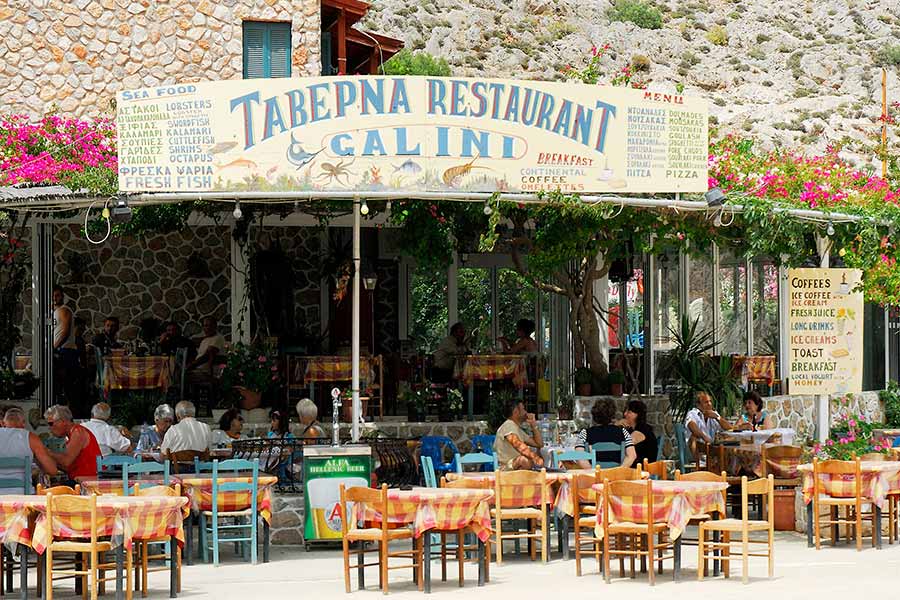 Taverna på Kalymnos