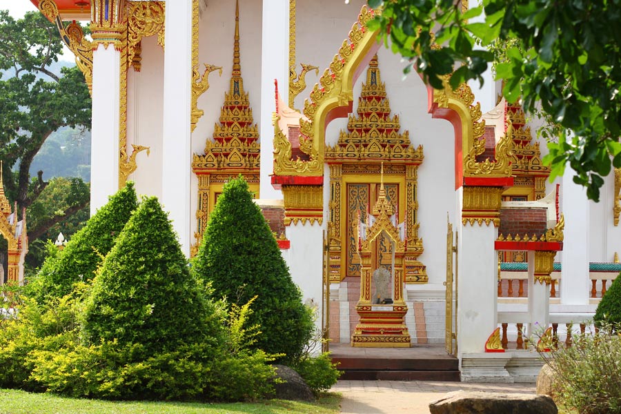 Wat Chalong tempelet i Thailand