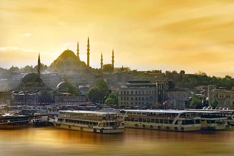 Süleymaniyemoskéen i Istanbul