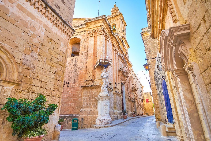 Vakre Mdina på Malta