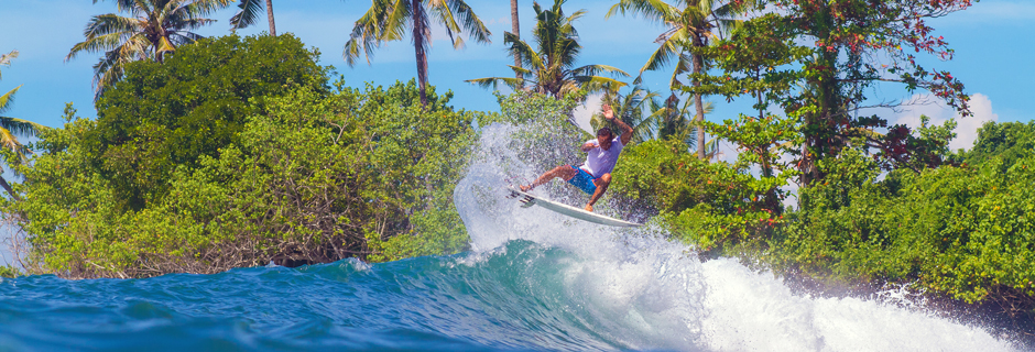 Surfing på Bali